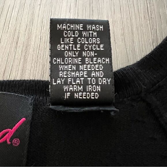 Torrid knit cardigan and camisole set black size 0. Buttons with satin trim VNT - Picture 15 of 16